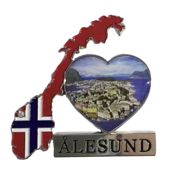 Magnet, norgeskart Ålesund 