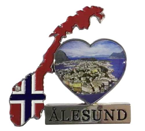  Magnet, norgeskart Ålesund 