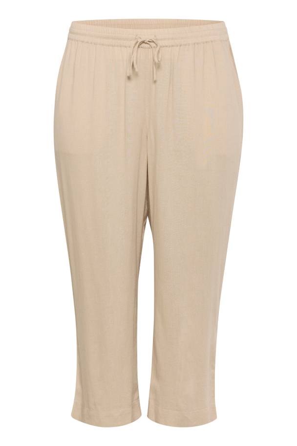 Kaffe Curve Mille ankelbukse i linblanding - Image 2