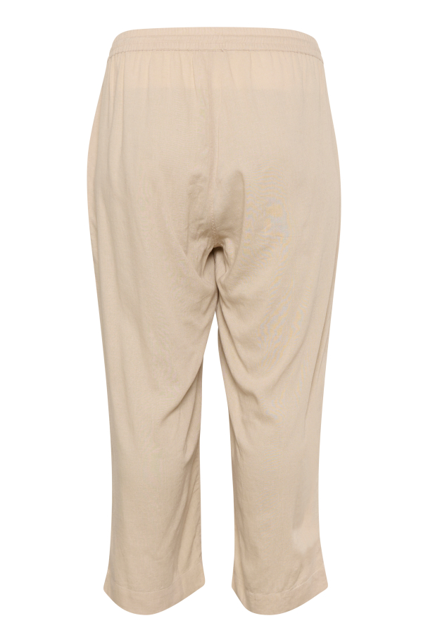 Kaffe Curve Mille ankelbukse i linblanding - Image 4