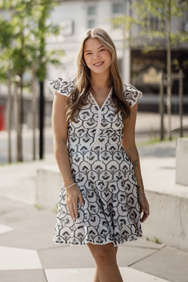 Mulla Dress - Star White/Black