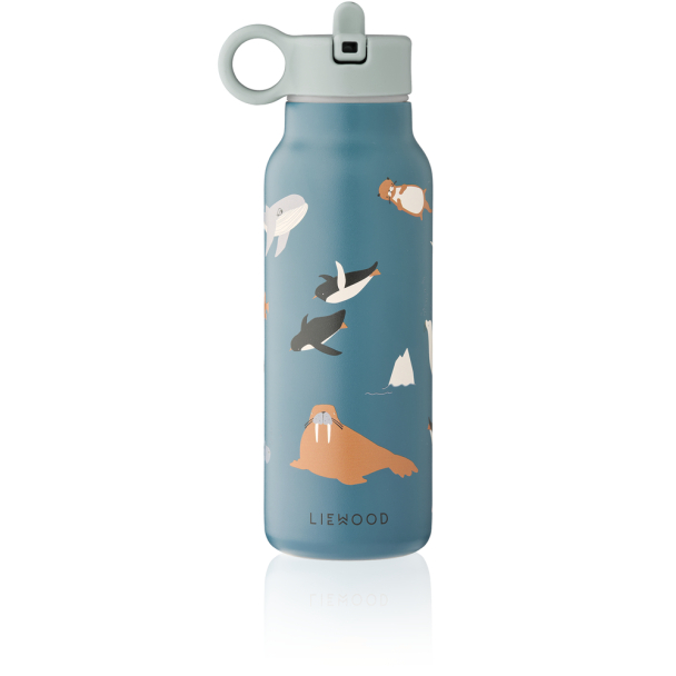 Liewood | Falk Drikkeflaske 350 ml - Arctic Sea/Ocean View - Image 1
