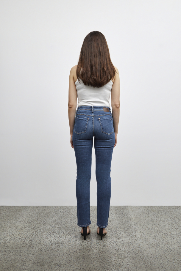 PZsandra HW Jeans Med.Blue L30 - Image 3