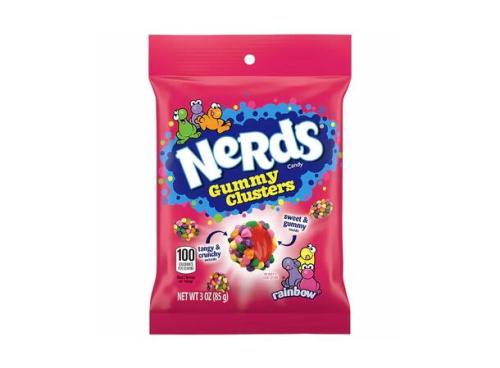 Nerds Gummy Clusters Rainbow Peg bag