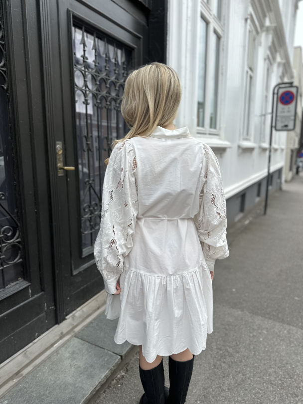Wilma Shirt Dress - Star White - Image 2