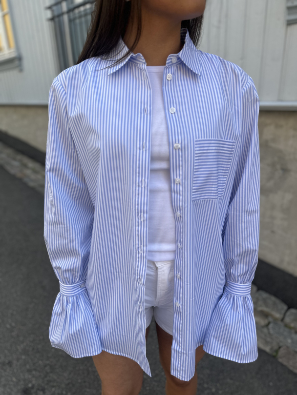 Jules Shirt - Blue/Stripe - Image 1