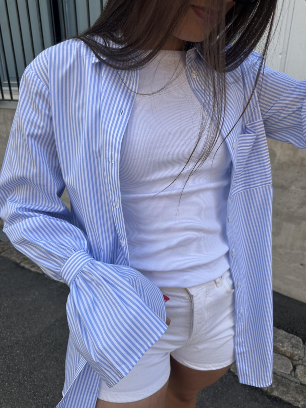 Jules Shirt - Blue/Stripe - Image 4