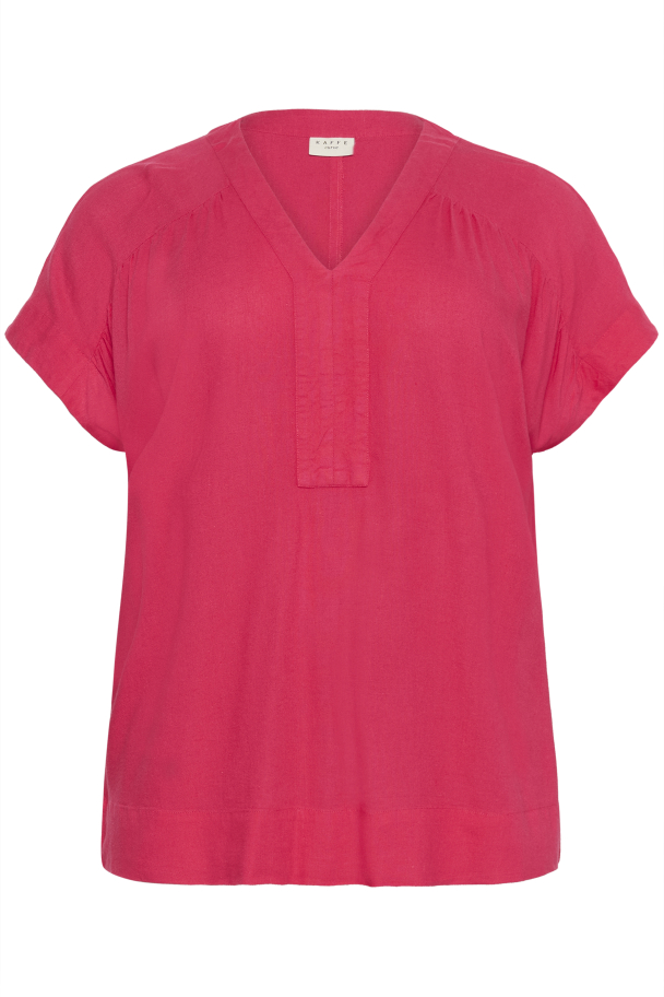 Kaffe Curve Mille bluse i linblanding - Image 2