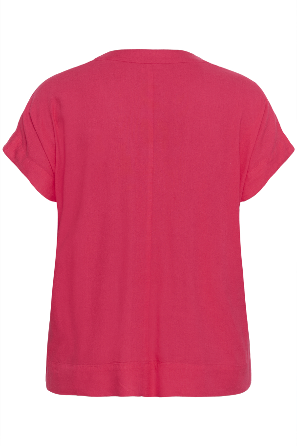 Kaffe Curve Mille bluse i linblanding - Image 3