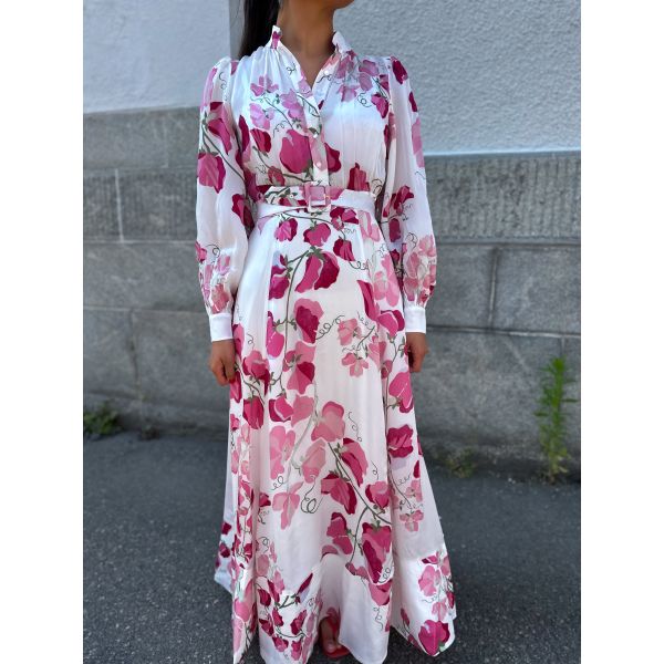 Organza Belt Dress - Delicate 