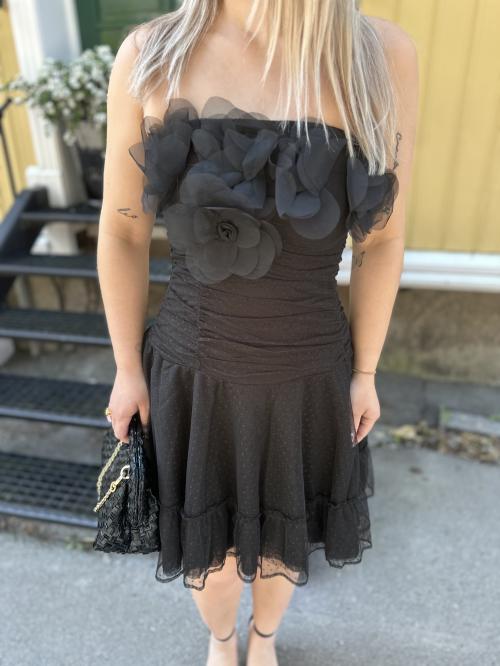 Tulle Mini Dress - Black 