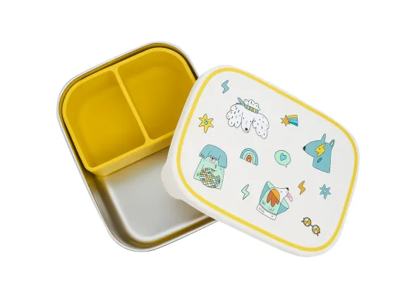 Stainless steel lunchbox - Funky Dogs 