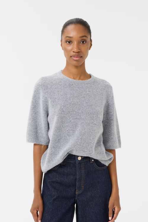 Alpha Tee - Pearl Blue Melange