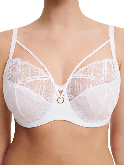 Graphic support, full cup, Hvit