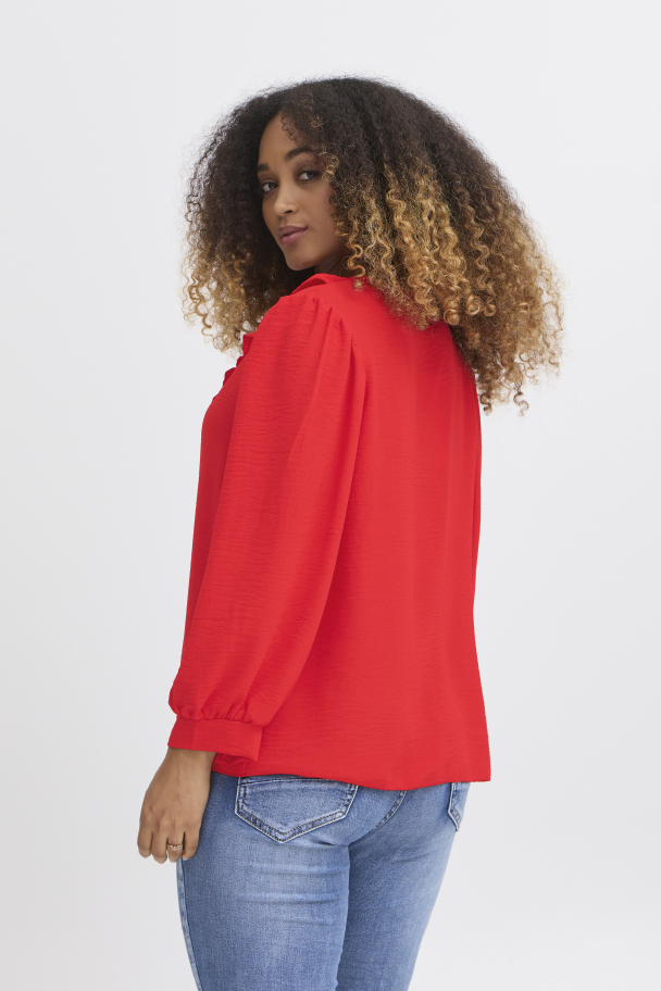 SBbelmo Bluse Rød - Image 2