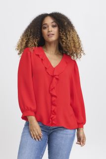 SBbelmo Bluse Rød