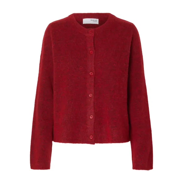 Lulu New Knit Cardigan Red