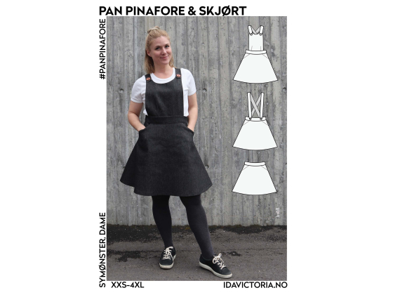 Pan Pinafore & skjørt (XXS-4XL)  IV23-040 