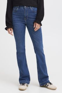 PZbecca UHW Bootcut Leg Med.Blue