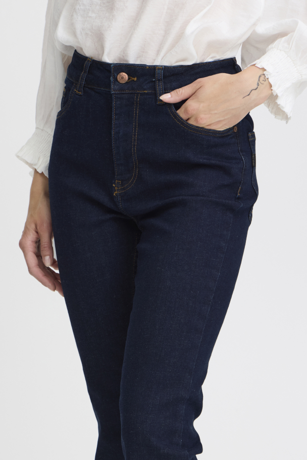 PZbecca UHW Bootcut Leg Mørk Blå 30" - Image 4