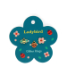 Glitter ringer (3stk) - Ladybird