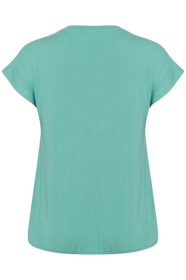 Kaffe Curve Jena t-skjorte med strikk - Image 4