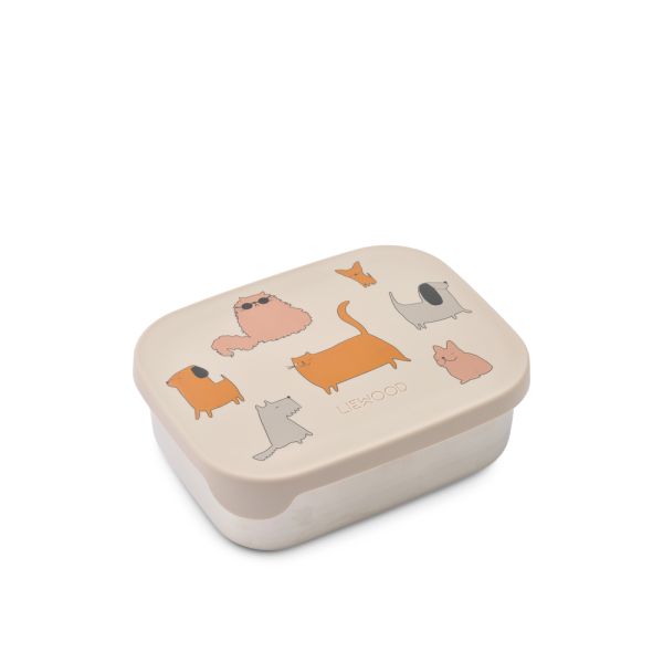 Liewood | Arthur Lunchbox - Cats and Dogs/Sandy