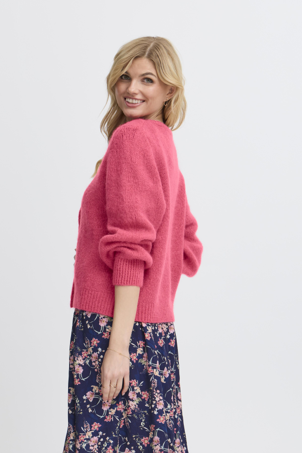 SBgulvig Strikket Cardigan Mørk Rosa - Image 2