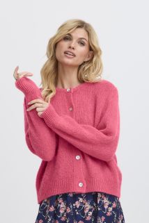 SBgulvig Strikket Cardigan Mørk Rosa