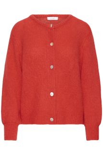 SBgulvig Strikket Cardigan Rød