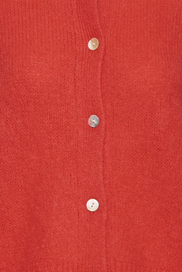 SBgulvig Strikket Cardigan Rød - Image 3