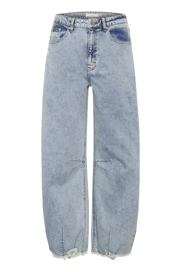 Gzdea Barrel Jeans - Light Blue - Image 2