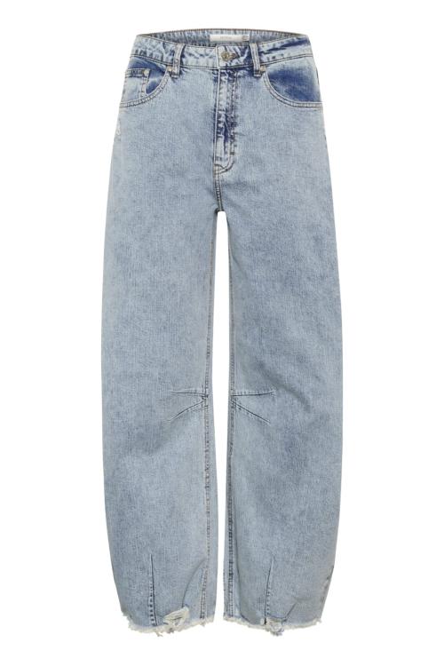Gzdea Barrel Jeans - Light Blue