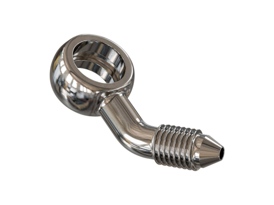 Slimline banjo fitting 3/8" or M10 compound left