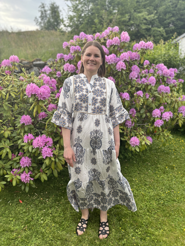 SBmonalisa Kjole Blå - Image 4