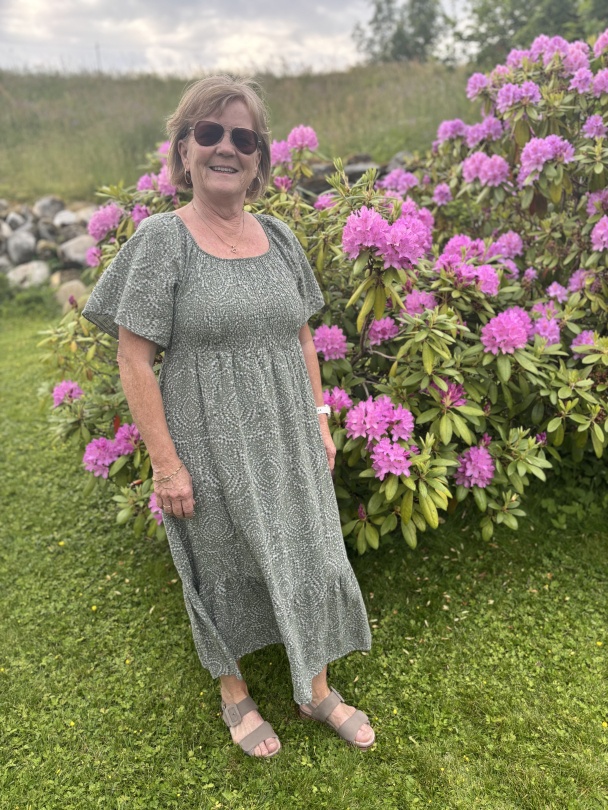 SBalexa Batic Kjole Khaki - Image 1