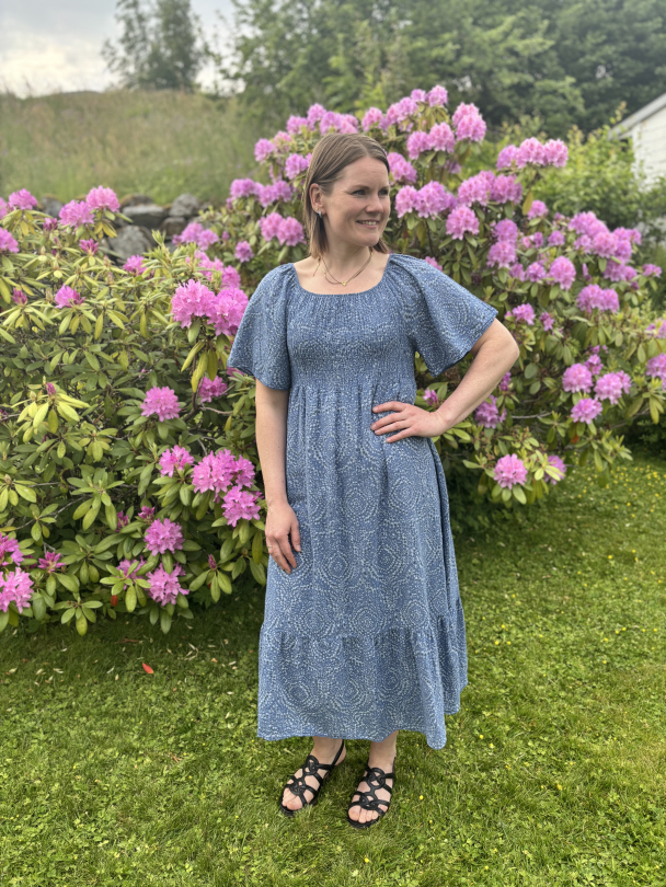 SBalexa Batic Kjole Blå - Image 1