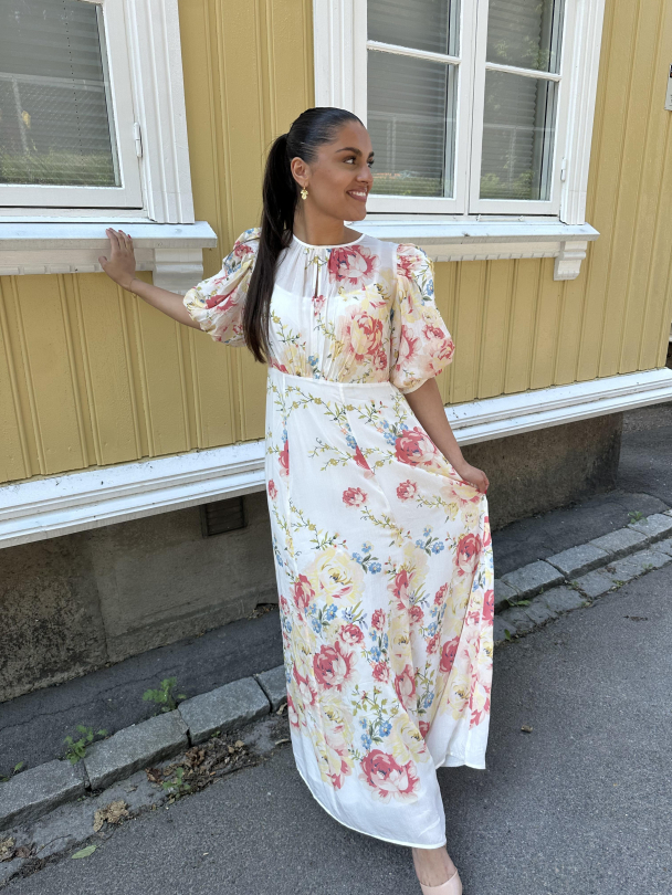 Chiffon Maxi Dress - Roaslie  - Image 4