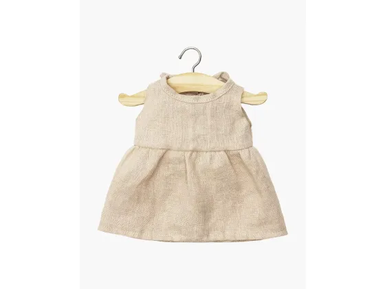 Kjole til dukke - Lin Beige