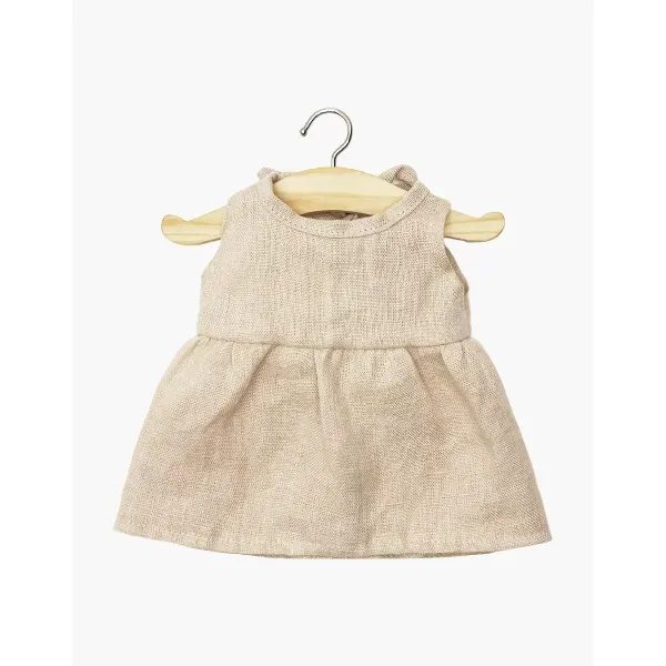 Kjole til dukke - Lin Beige