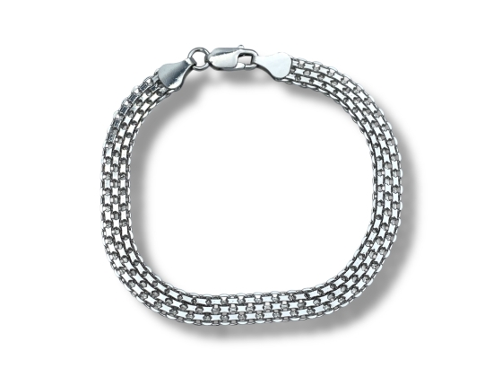 Armbånd flettet 6mm