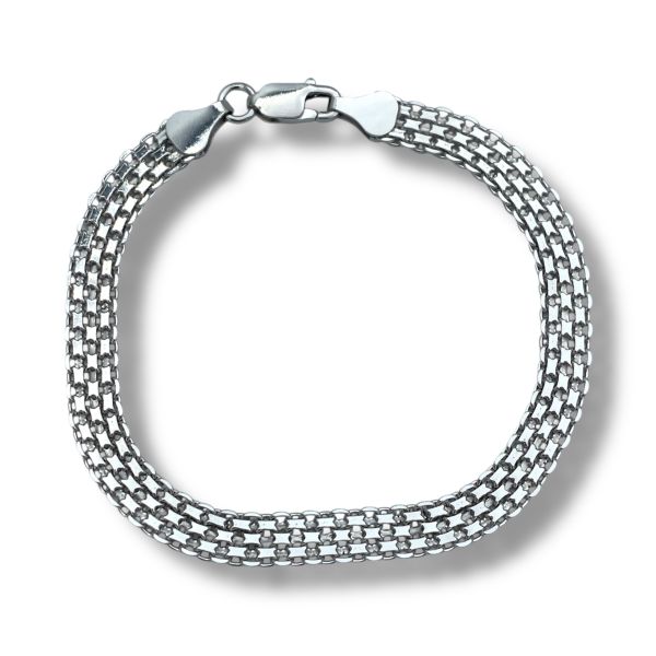 Armbånd flettet 6mm