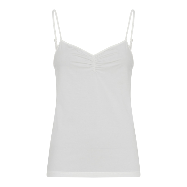 Singlet m/regulerbare stropper Offwhite