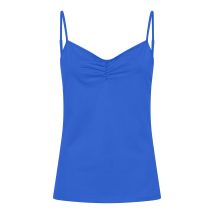 Singlet m/regulerbare stropper Blå