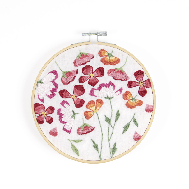 DMC DESIGNER COLLECTION PUNCHNEEDLE KIT SPRING POPPIES - Image 2