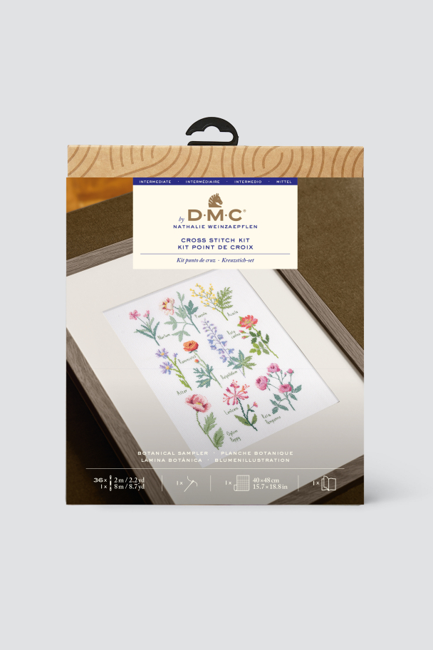 DMC DESIGNER COLLECTION BRODERI-KIT BOTANICAL SAMPLER - Image 1