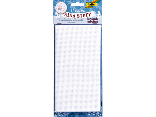 Aida Broderistoff - Folia.- 4x1cm