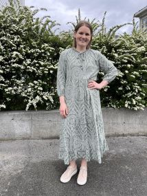 SBalexa Lace Long Dress Grønn