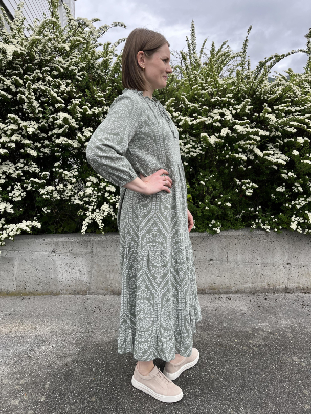 SBalexa Lace Long Dress Grønn - Image 3