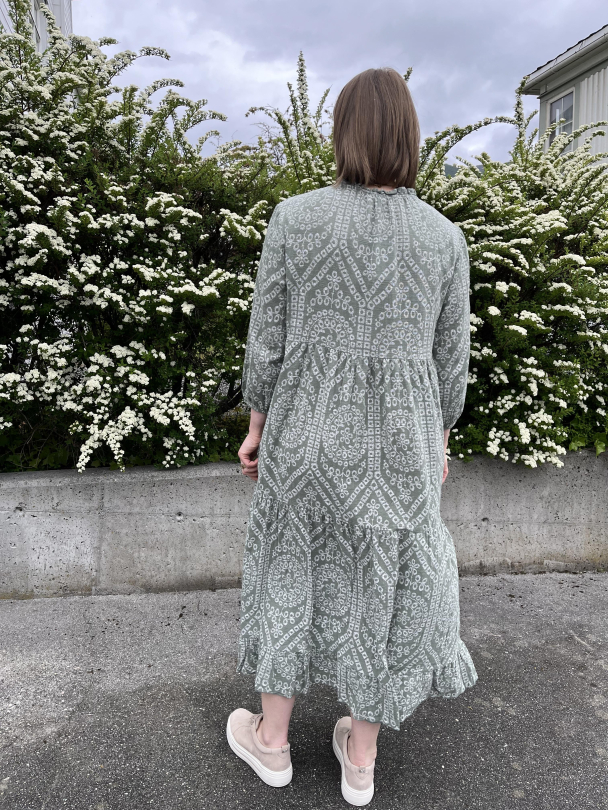 SBalexa Lace Long Dress Grønn - Image 4